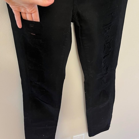 Gold Sign Black Jeans - Picture 2 of 2